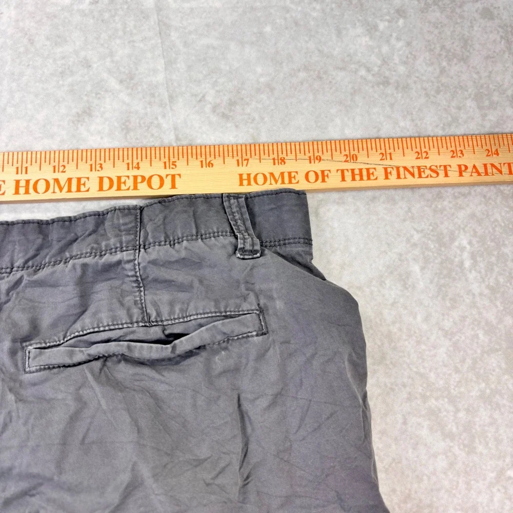 Iron Flex Mens 38 Gray Cargo Shorts Baggy Multi Pocket Utility Y2K Skater Grunge